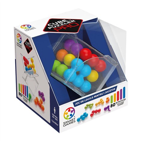 Smart Games - Cube Puzzler Pro, joc de logica cu 80 de provocari, 10+ ani, editie lb. Romana - imagine 8